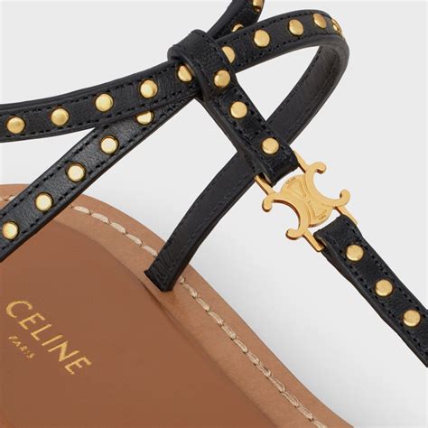 celine taillat sandal|TAILLAT FLAT SANDAL WITH STUDS in CALFSKIN .